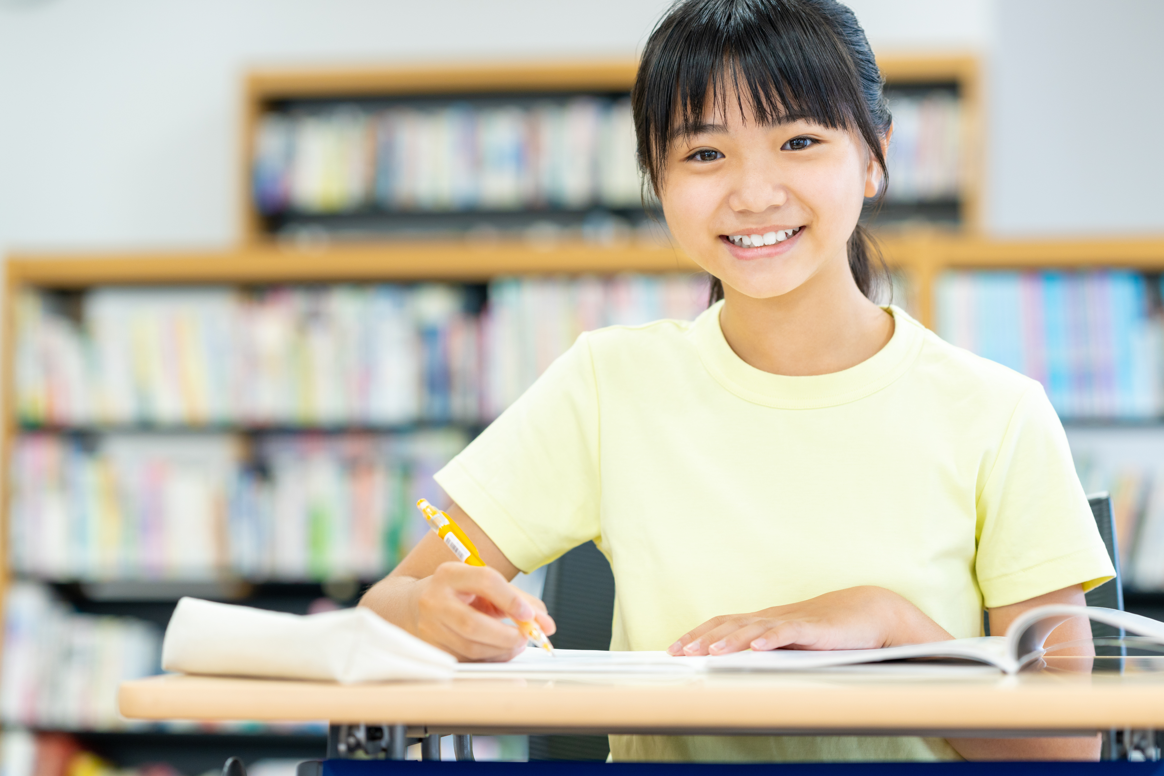 楽しく書いているイメージ